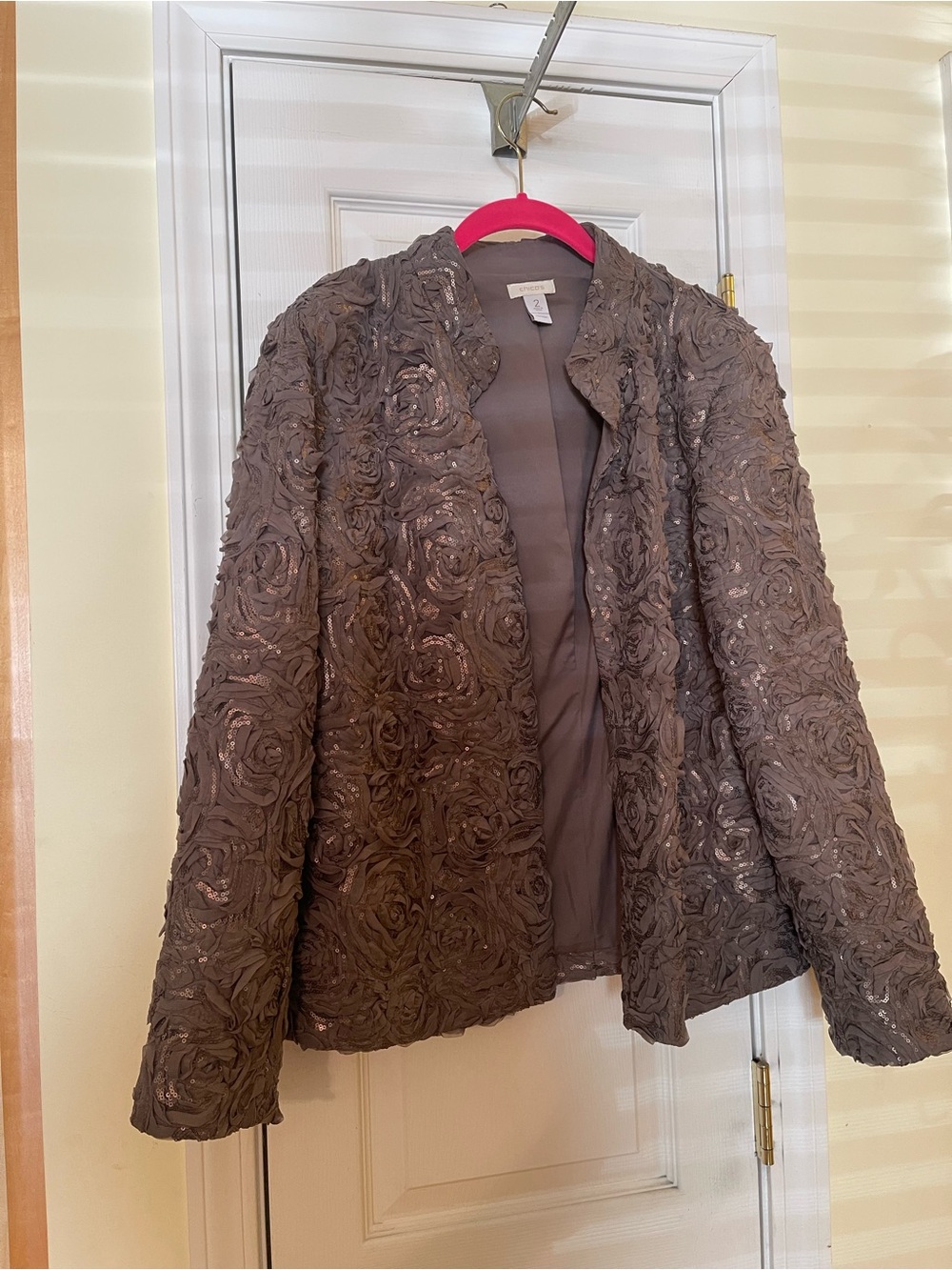 Lace evening jacket